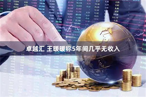 卓越汇 王暖暖称5年间几乎无收入